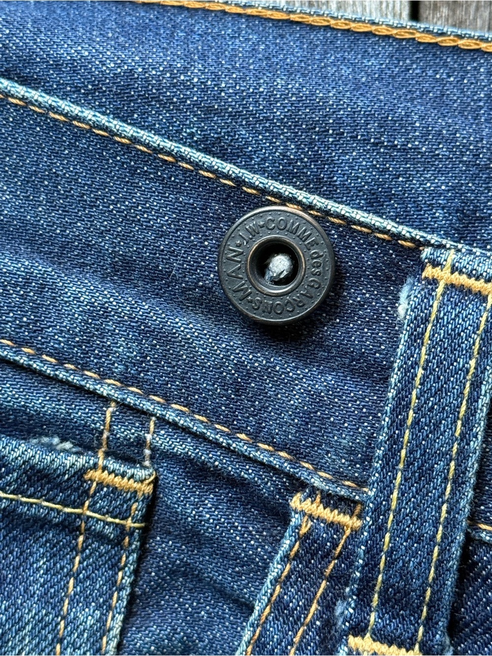 Junya Watanabe x Comme des Garçon MAN Dark Blue Denim Carpenter Jeans M AD2009 - Picture 9 of 16